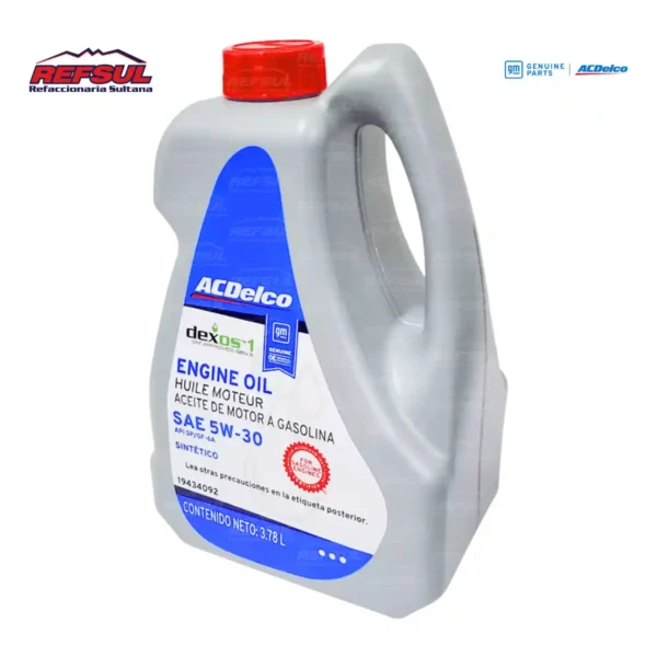 Aceite ACDelco Sintetico 5w30 3.78L 19434092