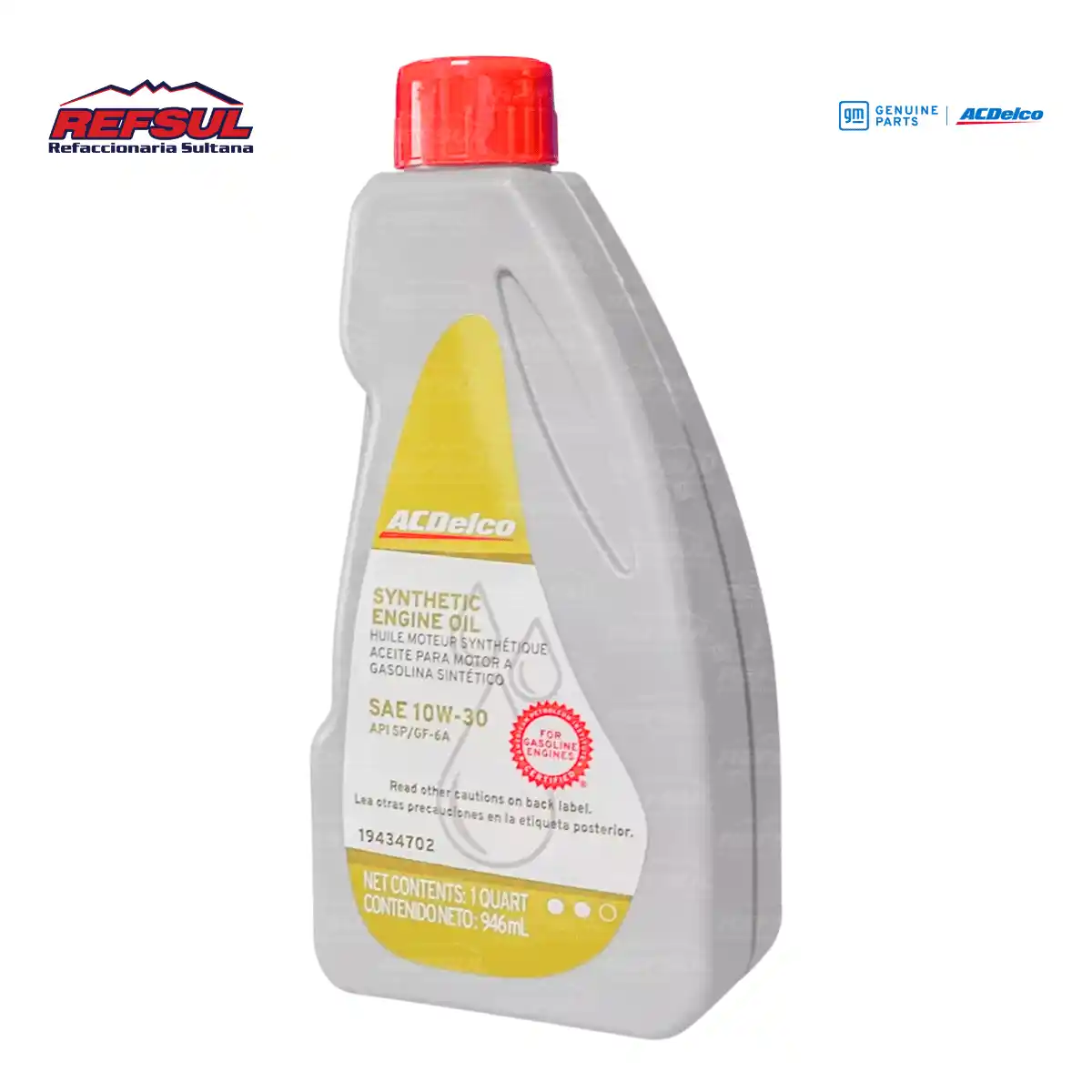 Aceite ACDelco Sintetico 10w30 1L 19434702