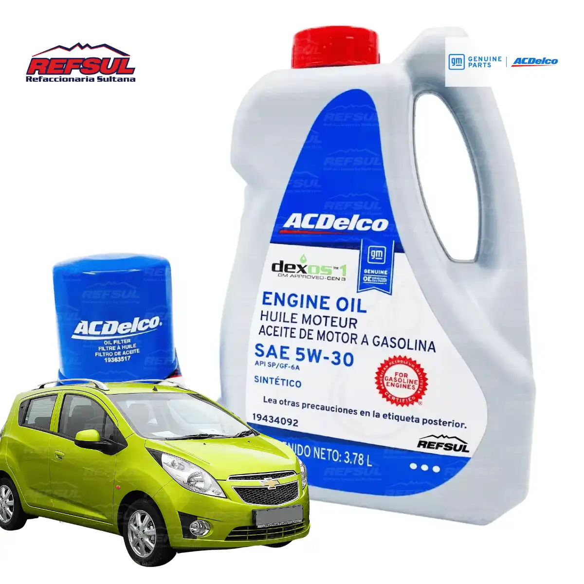 kit aceite spark 1.2